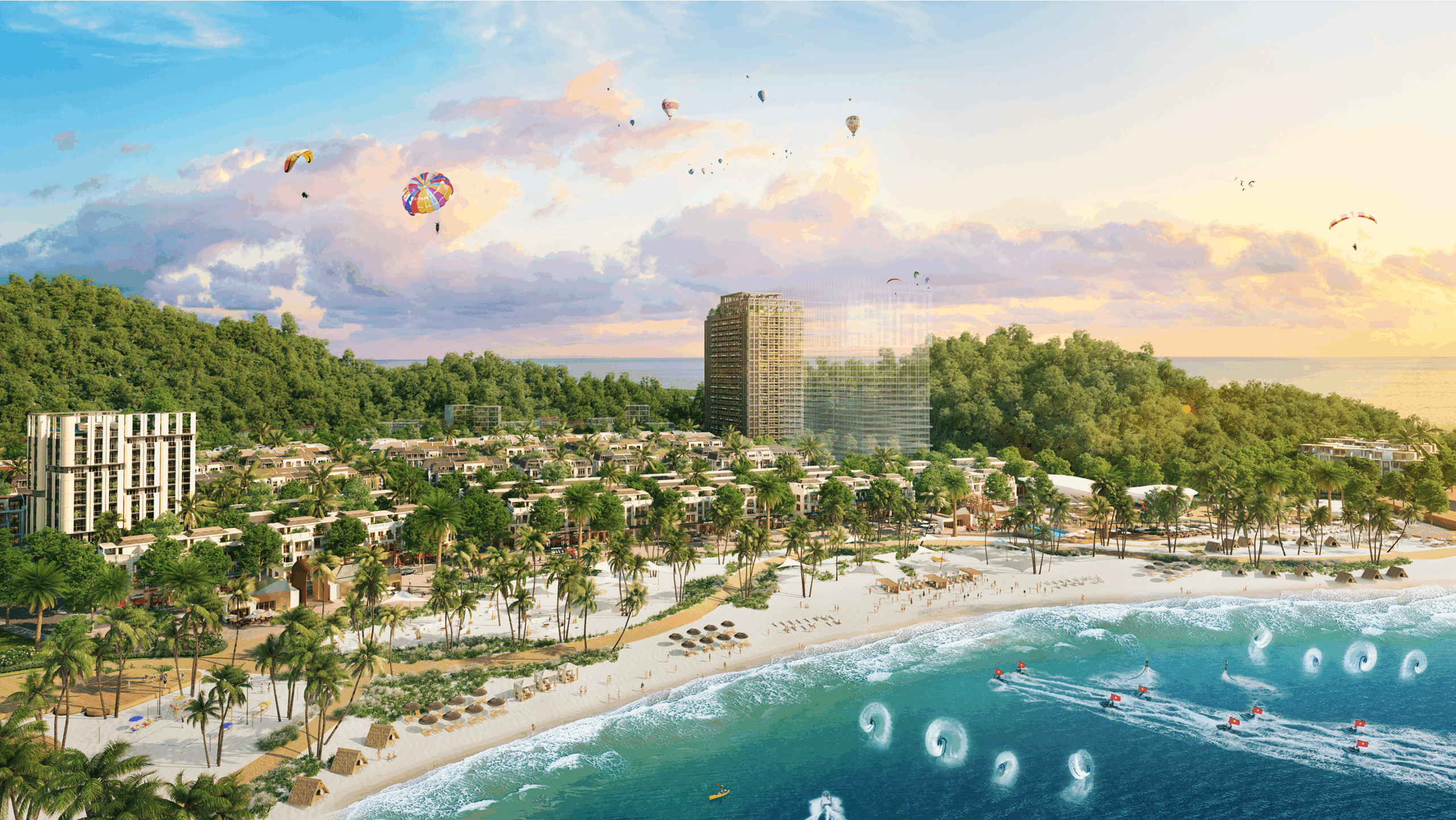 Điểm nhấn tại tòa tháp ‘ngắm pháo hoa đẹp nhất’ Sun Group Cat Ba